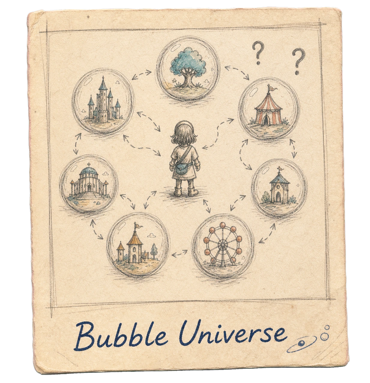 Bubble Universe Polaroid