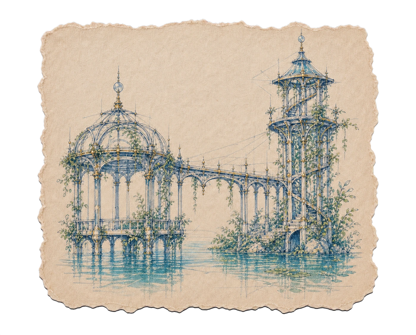 Water-forest architecture study